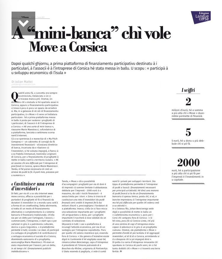 Corse Matin Setimana — 7 avril 2017
